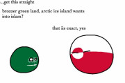 【グリーンランド】イスラムに改宗するよ【ポーランドボール】