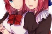 【FGO】翡翠＆琥珀さんイラスト！！　あぁ＾～姉妹、尊いです