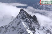 登山自粛で連休中の遭難最少　一方、登山道が荒れ転倒など危険性高まる