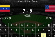 WBC 準々決勝 アメリカが9-7でベネズエラに勝利