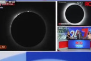 【悲報】メキシコのテレビ局、皆既日食と間違ってキ〇タマを映してしまう