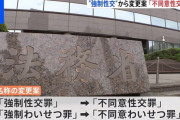 【大炎上】法務省の『強制性交罪』→『不同意性交罪』変更案に批判殺到、あとから「私たちはやられた」が可能に？