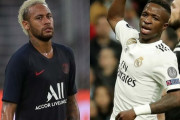 【移籍報道】ネイマール獲得画策のレアル、PSGの“ヴィニシウス差し出し要求”を即拒否か