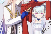 【FGO】ティアマトママに人類の服を着せるノア！！　角に引っかかって着れないなｗ