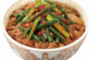 【速報】すき家の神メニュー「ニンニクの芽牛丼」、今年も発売