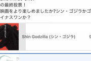 【悲報】「シンゴジラとゴジラ-1.0どちらが好き？」→衝撃の結果に