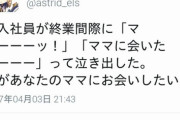 【悲報】アニメアイコン「新入社員が『ママに会いたいーーー』って泣き出した…」