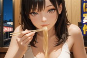 【朗報】ラーメン屋にセクシー美女、発見される