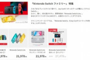【速報】マイニンテンドーストアでカスタマイズできる｢Nintendo Switch｣の在庫が復活