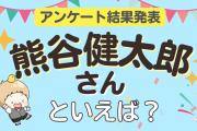 みんなが選ぶ「熊谷健太郎さんが演じるキャラといえば？」ランキングTOP10！【2023年版】