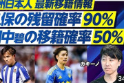 ◆悲報◆カキーノ、「田中碧のマンU移籍確率50％」とか意味不明なことを言い出してしまう😂