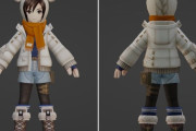 【FF7EC】ユフィの冬服衣装ミニキャラかわいい