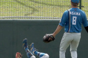 フェンス激突の五十幡22日に検査　新庄監督「俺と森本コーチが悪い」