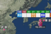 【新型肺炎】国内3人目の感染確認　武漢から旅行で来日中の女性