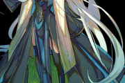 【FGO】冬の女王霊衣のモルガン様イラスト！！　手の上に鳥が乗ってるのいいね！