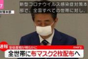 アベノマスクの費用､200億円以上かかる模様ｗｗｗｗｗ