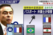 【ゴーン】東京地裁「フランスのパスポートを持ってていいよ。鍵のかかった箱に入れておいてね」