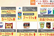 1年半ぶりの4000品目以上の食品“値上げラッシュ”　家計の負担はいつまで？専門家「25年前半まで…」