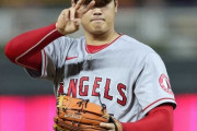 大谷翔平　14勝8敗 2.47 153回 203奪三振／.271 34本 90打点 OPS.893