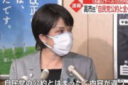 【速報】高市政調会長「自民党公約とまったく違う」　18歳以下への10万円給付