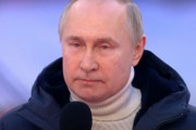 プーチン大統領の演説放送に合成疑惑浮上・・・「1年前の映像を使っている」