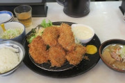 このカキフライ定食に880円出せますか？