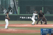 【悲報】日ハム吉田輝星、ヤクルト奥村に同点2ラン被弾
