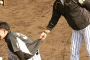 阪神・井上打撃コーチが発案　恐怖の「布袋スリル式ティー」が復活も
