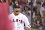 熱男、巨人に来て初めて熱いプレーをみせる