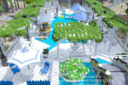 【FF14】リゾート地や祭り会場にする人も！6.4無人島開拓のユーザー庭具レイアウトまとめ