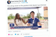 海外「W杯で最高のインタビューだ」英語がわからなくてもパッションで押し切る日本人アナウンサーがXで話題に（海外の反応）