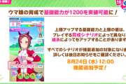【ウマ娘】上限解放で距離Sの価値がますます上がるな
