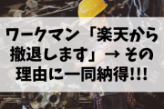 【朗報】ワークマン「楽天から撤退します」→ その理由に一同納得!!!