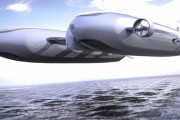 未来のスーパーヨット構想、航海だけでなく空も飛ぶ「エアヨット」のデザインスケッチを公開！