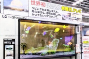 アキバヨドバシに世界初の「透過型4K有機ELテレビ」を展示！！　どうなってんコレ未来すぎるでしょ
