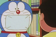 【画像】マスクをしたドラえもん、シュール