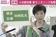 小池都知事、感染者数が再休業要請の基準を超えそうになったため数値基準を撤廃してしまう