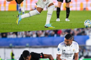 ◆画像◆レアル・マドリーMFカゼミロさん、フランクの選手に背後霊みたいに取り憑かれる?