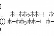 ???「ﾎｰﾎｰﾎﾎﾎｯﾎｰ」彡(●)(●)「！？」ﾑｸｯ