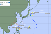 米国予報「最強台風が中国に突っ込む」