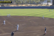 【動画】岸潤一郎の矢のような送球