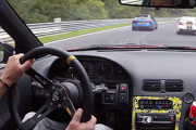 雨上がりのスリッピーなニュルブルクリンクを爆走する日産200SX（S13）の車載ビデオが人気に。