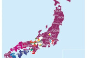 日本列島がほぼ「イオン色」に…　早稲田大の学生が作ったスーパー勢力図に衝撃！ 34道府県で首位のワケ