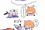 【FGO】ミニ十二単メリュジーヌ＆ミニぐだ子！！　着物でも速いぞ！