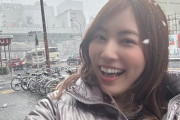 【速報】雪の中お仕事する松井珠理奈さん