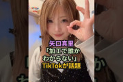 【動画】矢口真里、「加工で誰かわからない」TikTokが話題 #ハロプロ #モーニング娘 #morningmusume #矢口真里 #shorts