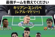 【画像】林凌平さんが考えるCL最強チームが話題に