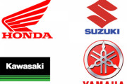 ホンダ→車、バイク　ヤマハ→車（エンジン）、バイク、小型船、プール　スズキ→車、バイク　カワサキ→バイク、船、鉄道、航空機