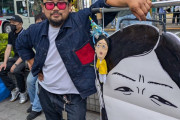 これが本質だよな　〜　日本共産党系の殺害パフォーマー、自民党・門ひろこ人形を縛り首にする殺害パフォーマンスへ