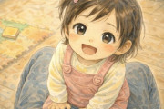１才８ヶ月の娘。 私が落ち込んで泣いたりしているとそっと寄ってきて涙を指で触って